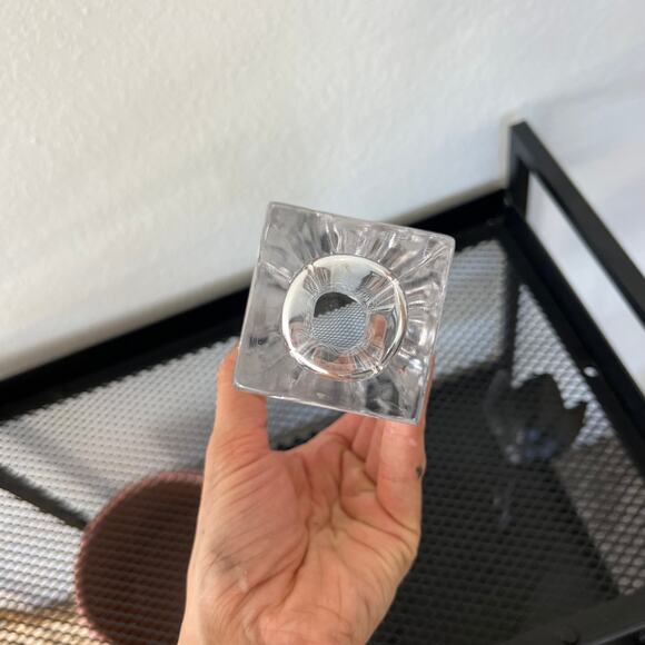 Vintage Mikasa Lead Crystal Deco Bud Vase - Picture 6 of 6